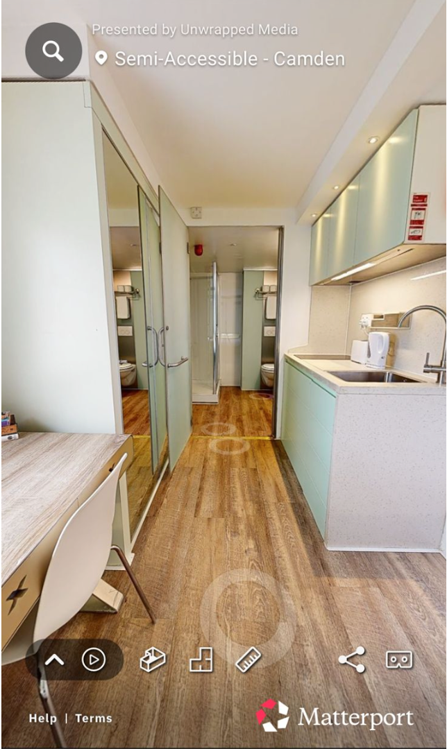 Furnished Studio with Kitchenette